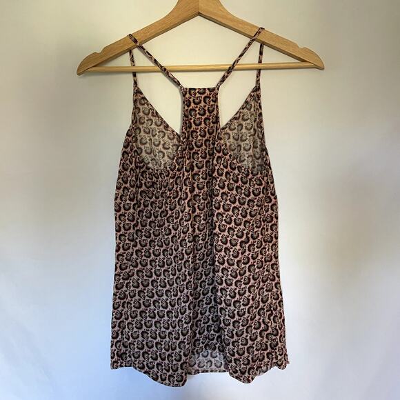 cabi racerback tank top floral design women's size small summer top lightweight - Picture 6 of 6